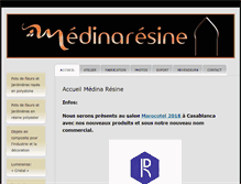 Tablet Screenshot of medinaresine.ma